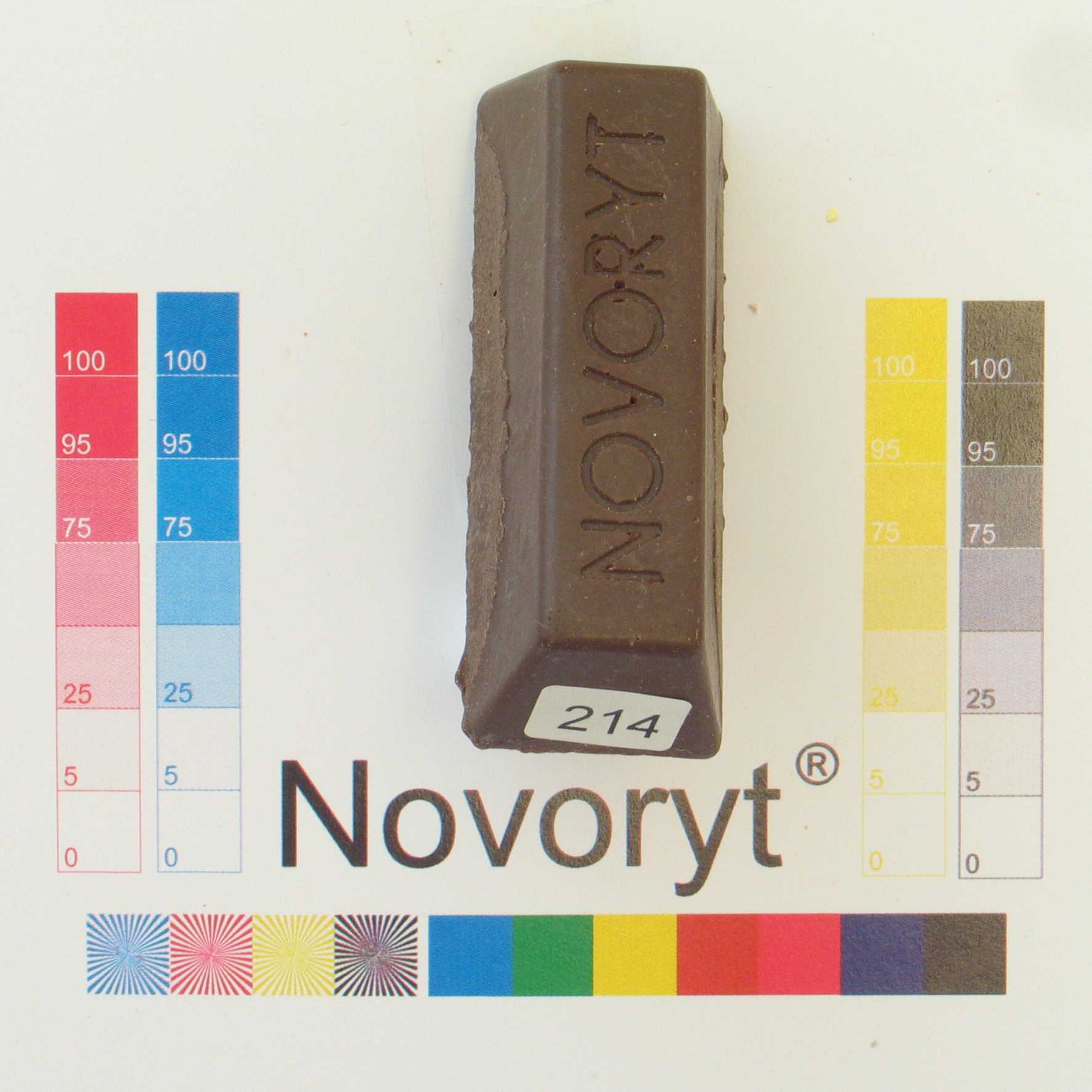 NOVORYT® Schmelzkitt - Farbe 214 schokoladen 5 Stangen Serie HW003 Bild1