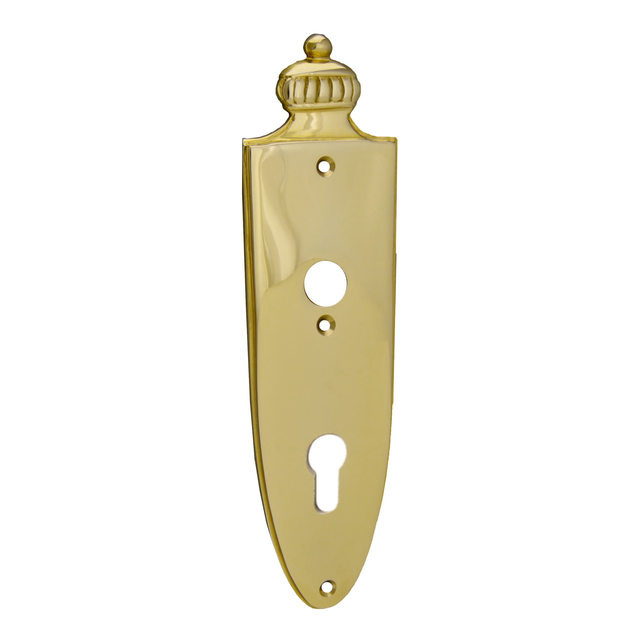 Sicherheitstürschild Innen Dist. 72 mm PZ, Messing Innen 238 mm x 65 mm der Serie TS104 Bild1
