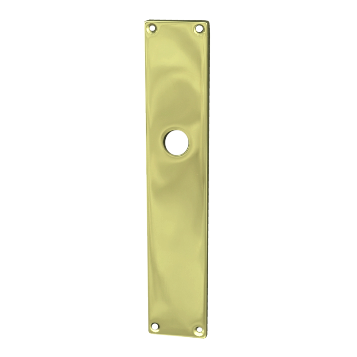 Türschild blind Messing glänzend mit Schutzlack 228 x 43 x 5 mm Bild1
