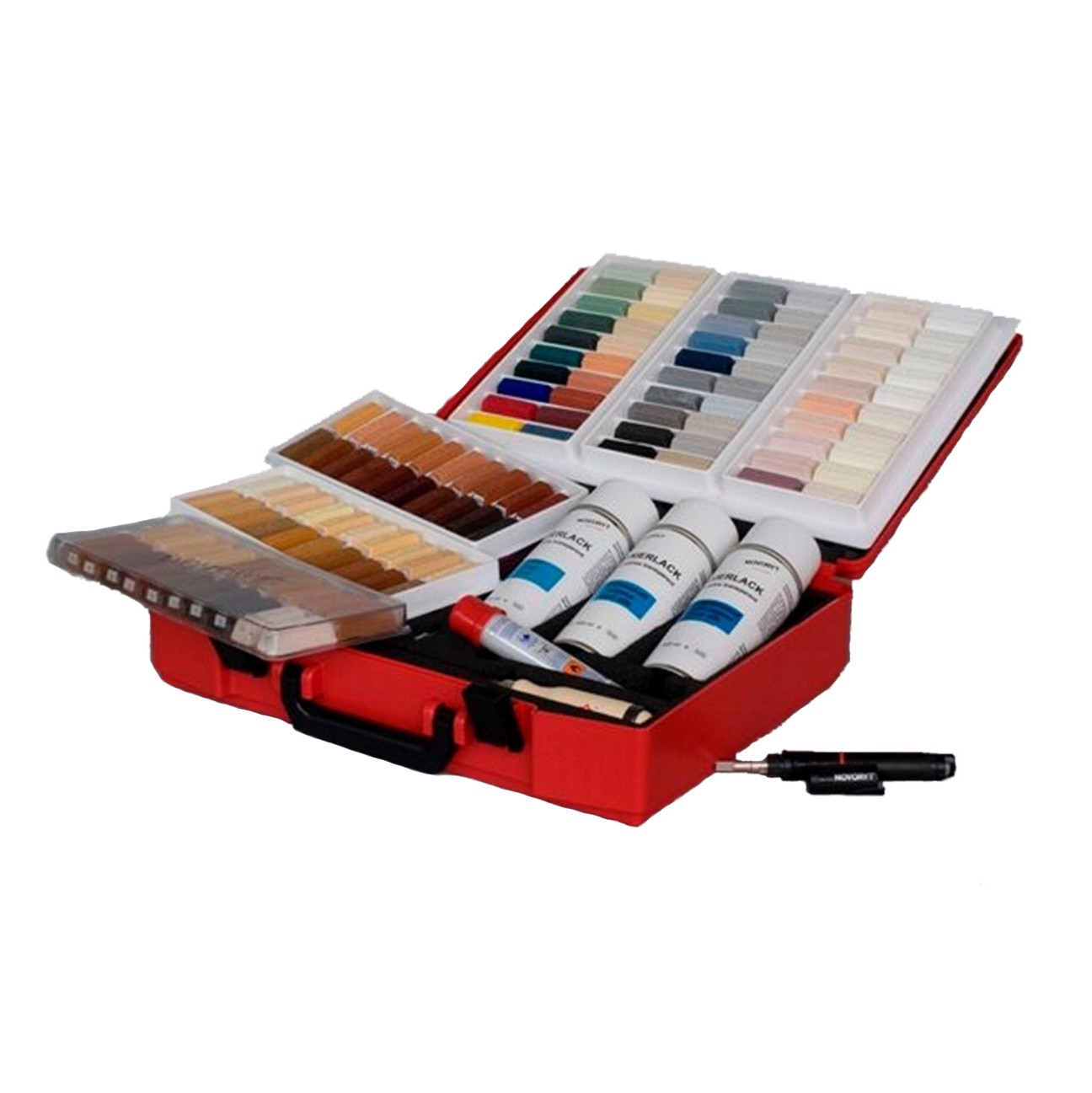NOVORYT Kofferset A - 100 Hartwachs 20 Weichwachs Serie KS001 Bild1