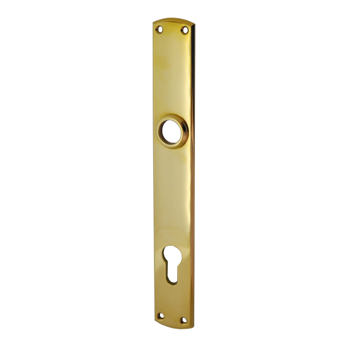 Haustürschild Dist. 92 mm  Messing MGL, 233x33x5 mm der Serie TS123 Bild1