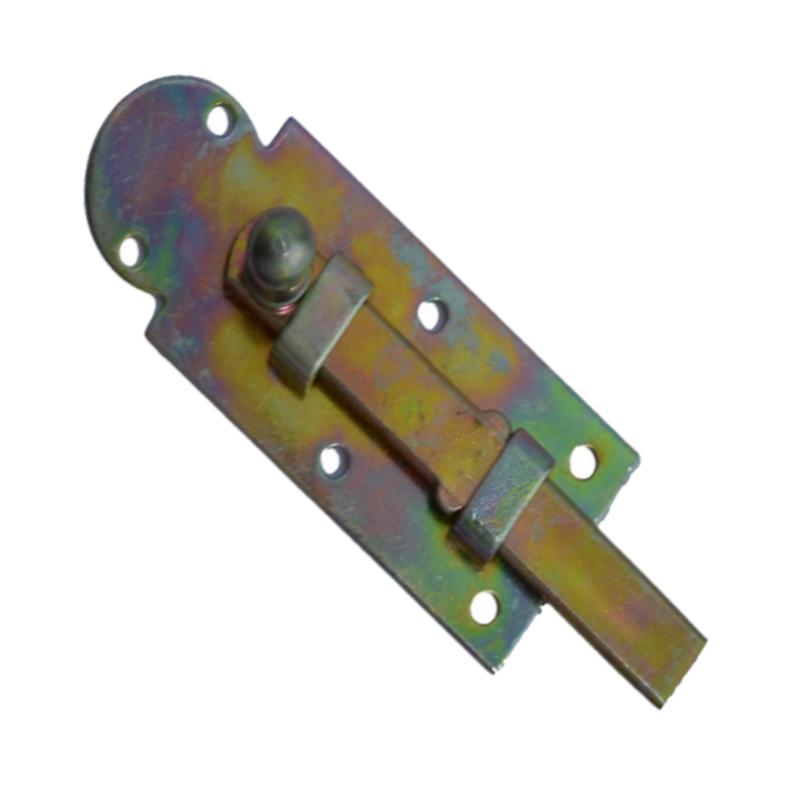 Schieberiegel Türriegel 120mm - gelb chrom Serie SR001 Bild1
