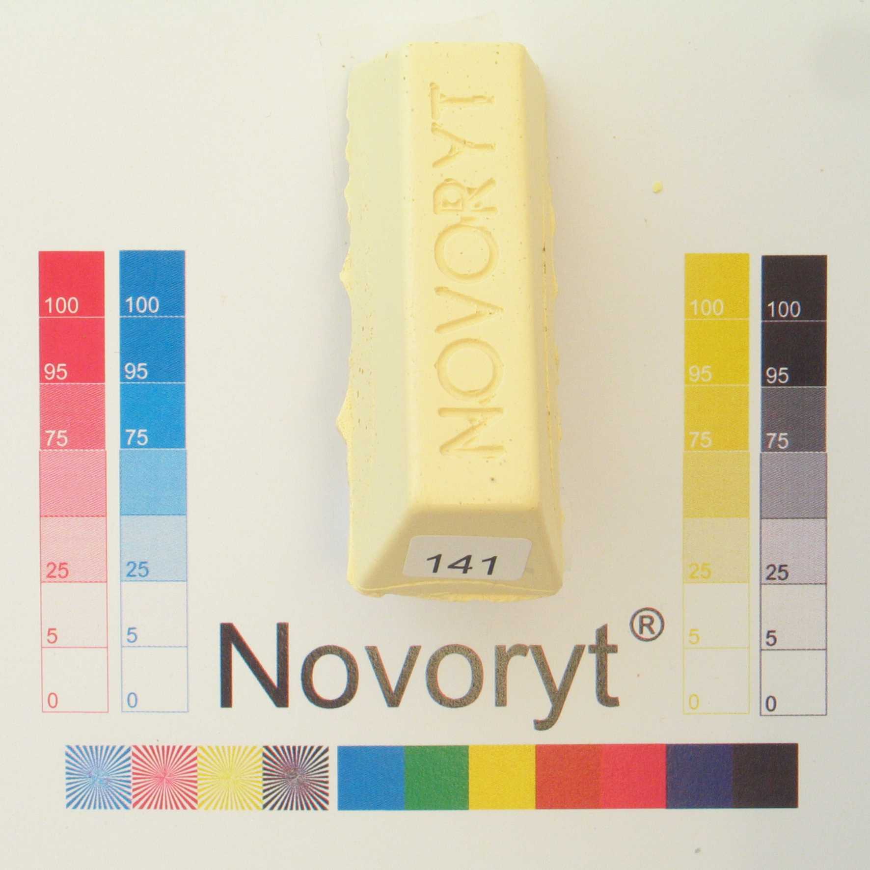NOVORYT® Schmelzkitt - Farbe 141 Fichte hell 5 Stangen Serie HW003 Bild1