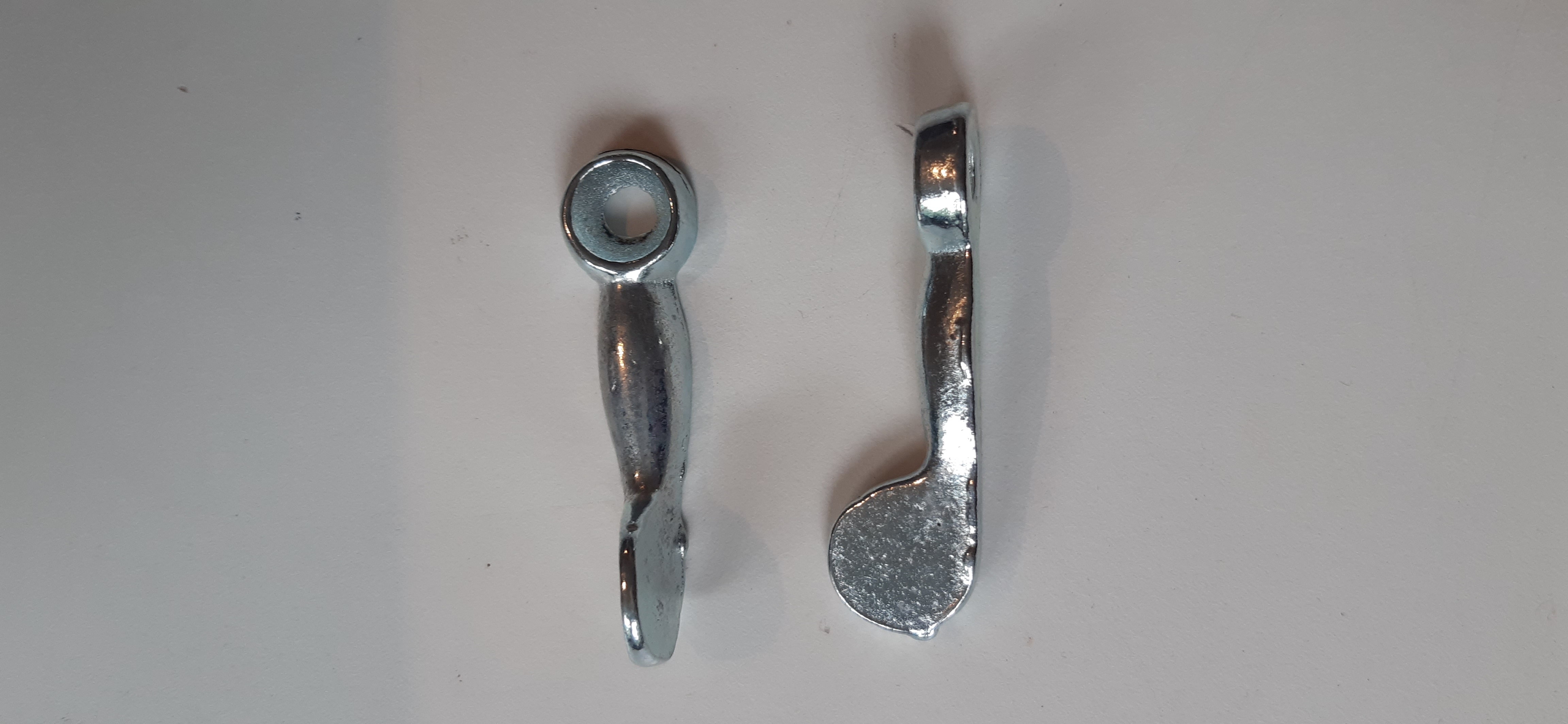 Dresdner Reiber für Altbausanierung halber Reiber weiß verzinkt Länge 55mm Serie FB200 Bild1