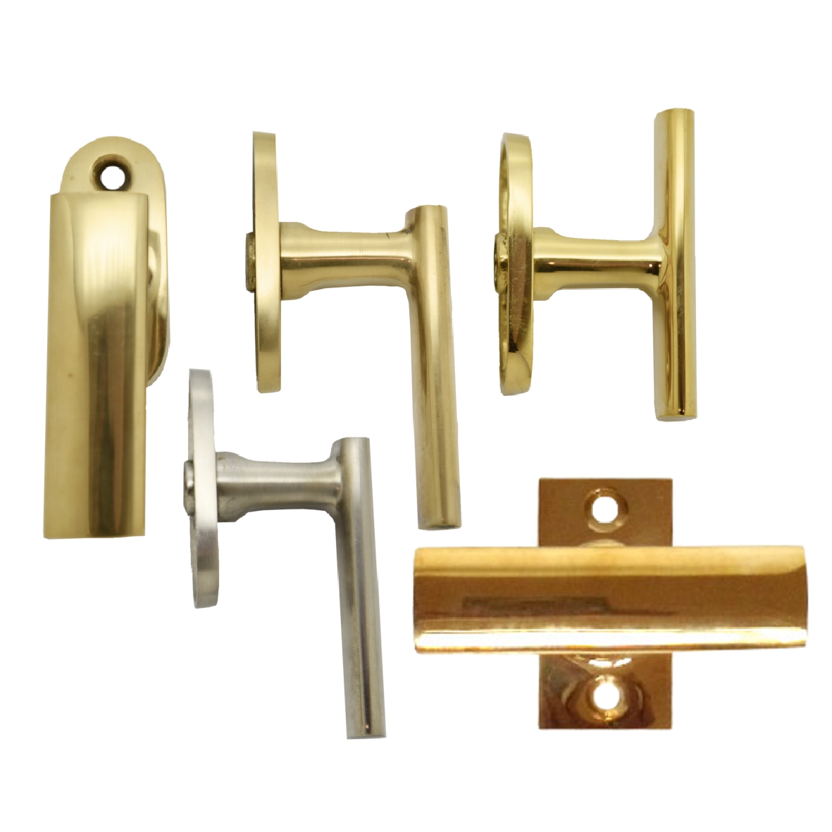 HOCHKANTOVAL Fenstergriff & Olive Serie FG026 Bild1