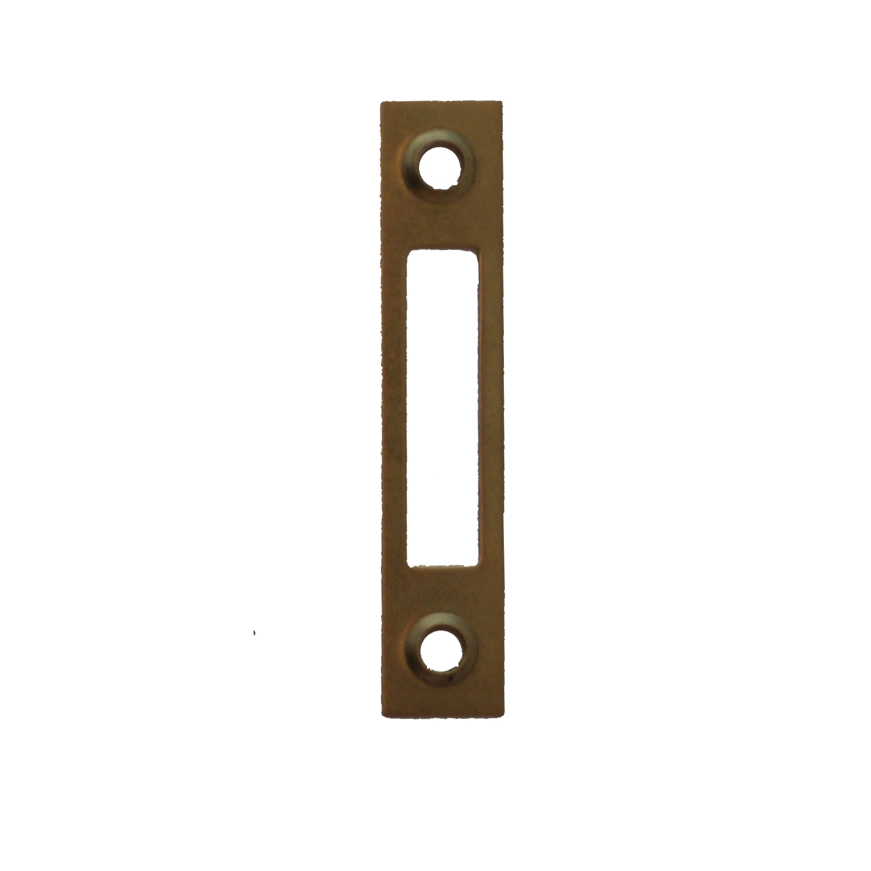 Schließblech Messing matt, 16 x 64 mm der Serie XS001 Bild1
