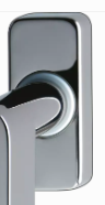 Rasterrosette aufliegend für Fenstergriffe, Messing - MGL, 30 x 68mm Serie FG900 Bild1