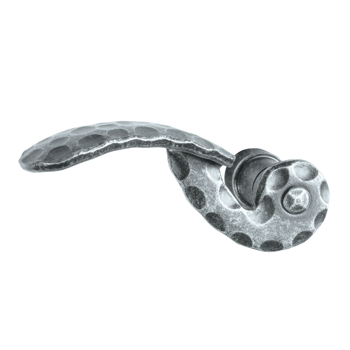 Türgriff Eisen thermopatiniert ® 130mm DIN Links Serie TD062 Bild1