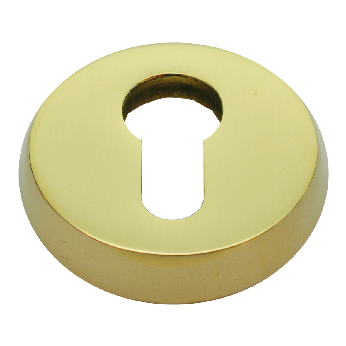 Sicherheitsrosette Außen D52 mm, Messing mit PZ-Lochung der Serie TR130 Bild1