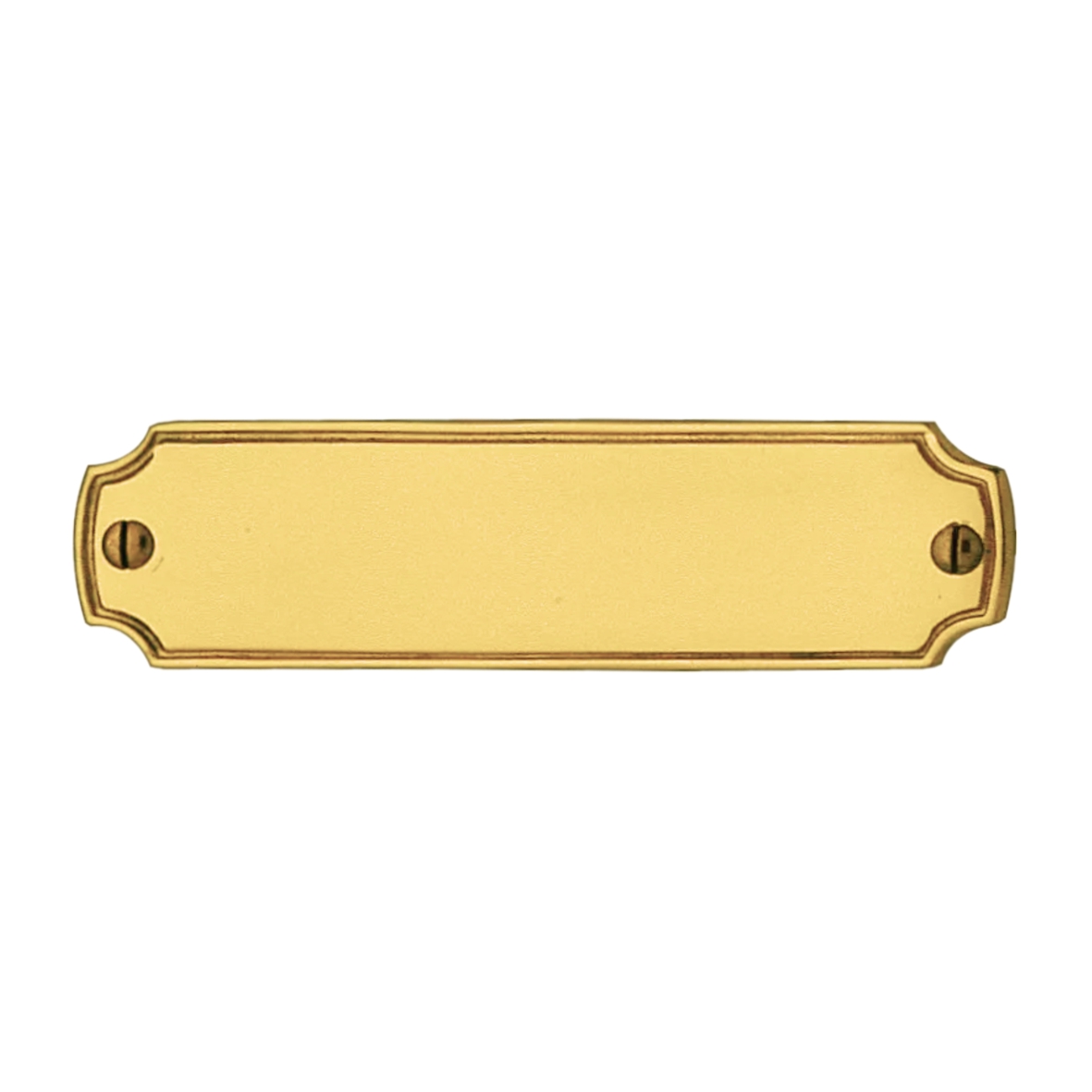 Namensschild Messing MMA 100x27mm Serie NS009 Bild1