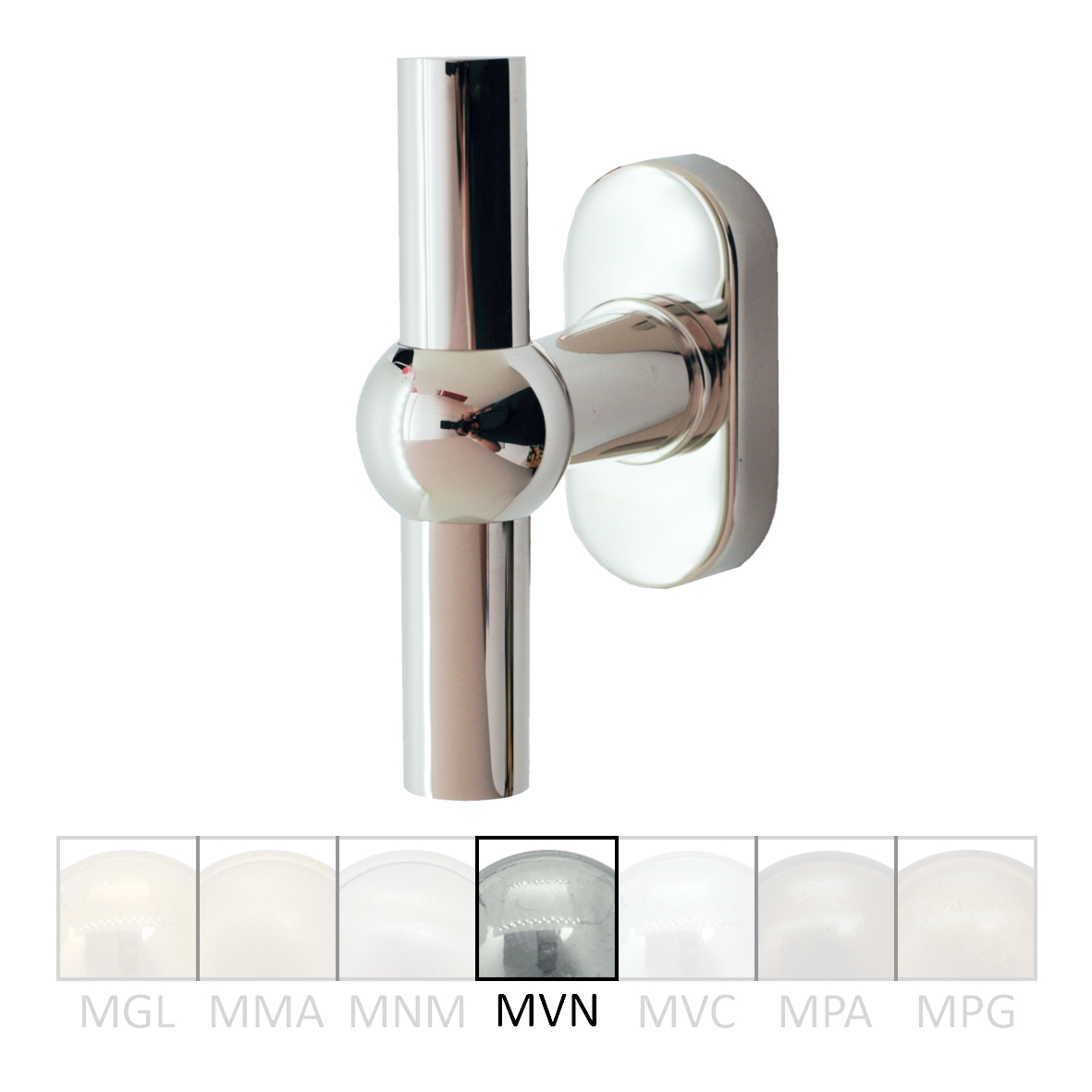 Material COUPE Fensterolive in Nickel 100 mm Bild1