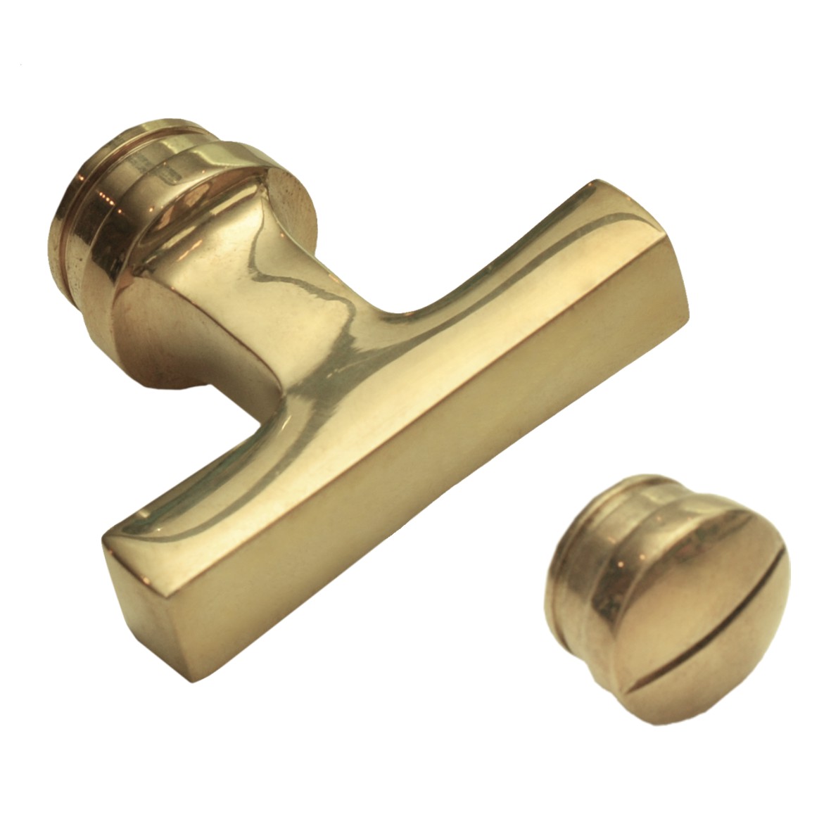Bad- und WC-Riegel, Messing glänzend TW004-144D-MGL-51-10-34 Bild1
