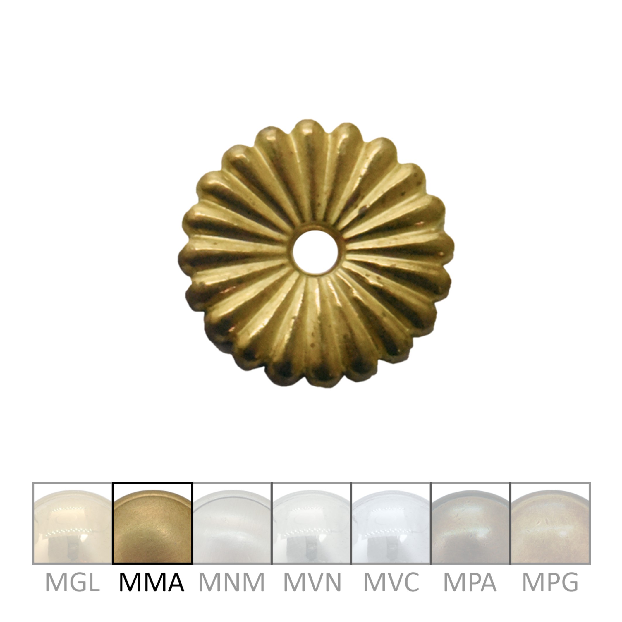 Klassizismus Rosette gegossen KL132-112A-MMA-D33 Bild1