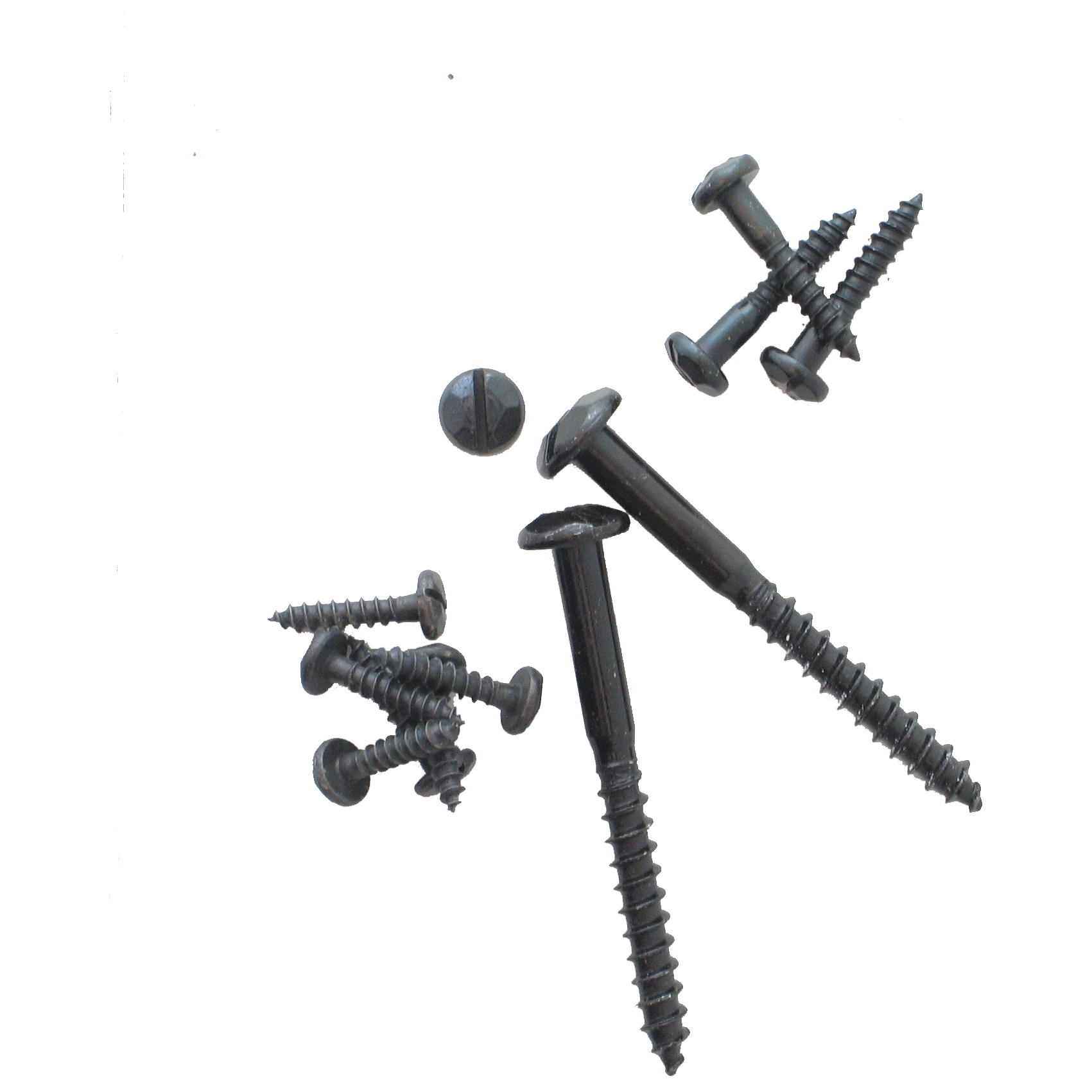 Schrauben, Schlitz, Zierkopf, Eisen Stk 2,5 x 13 mm der Serie ZB100 Bild1