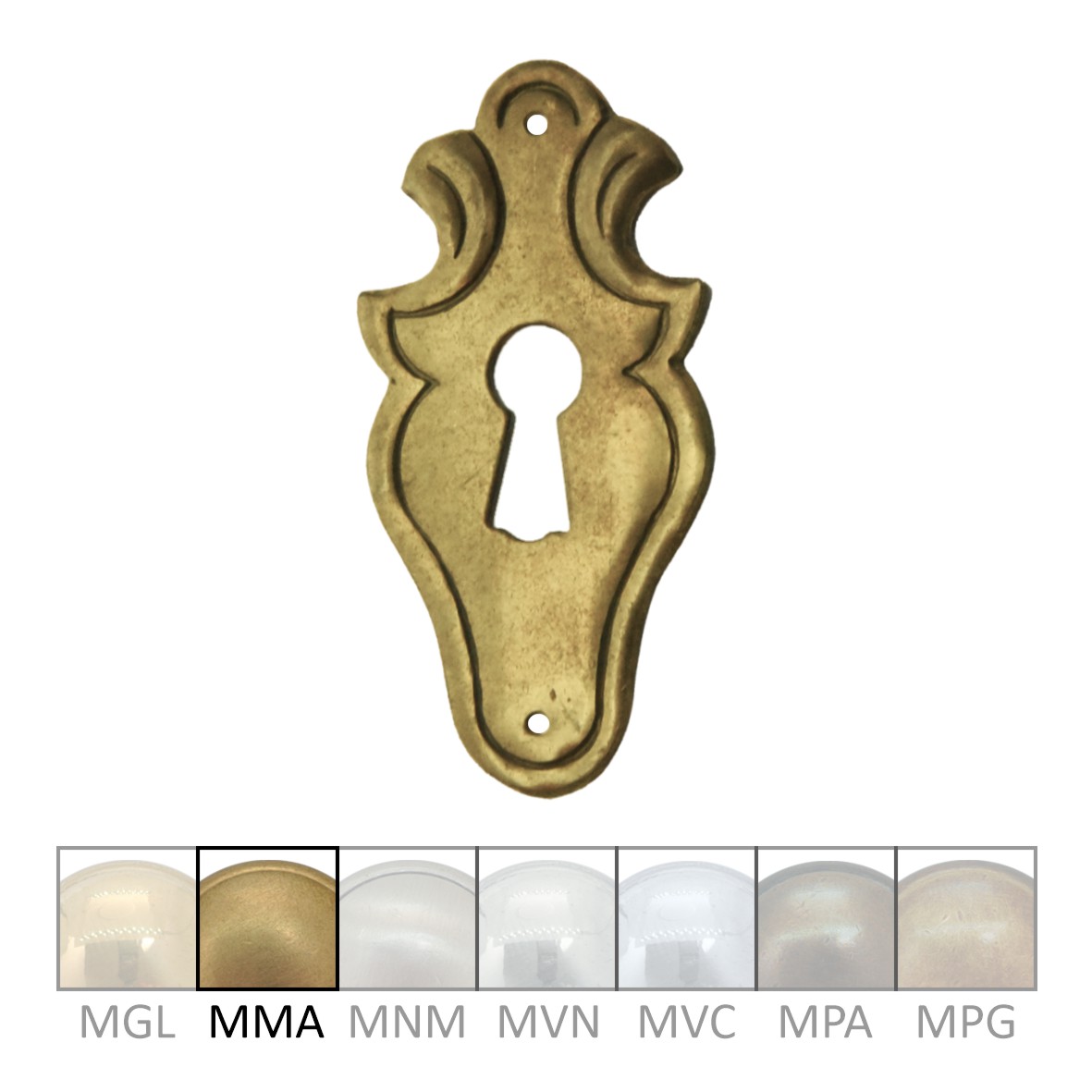 Rokoko Möbelschild RK001-102B-MMA-35-70 Bild1