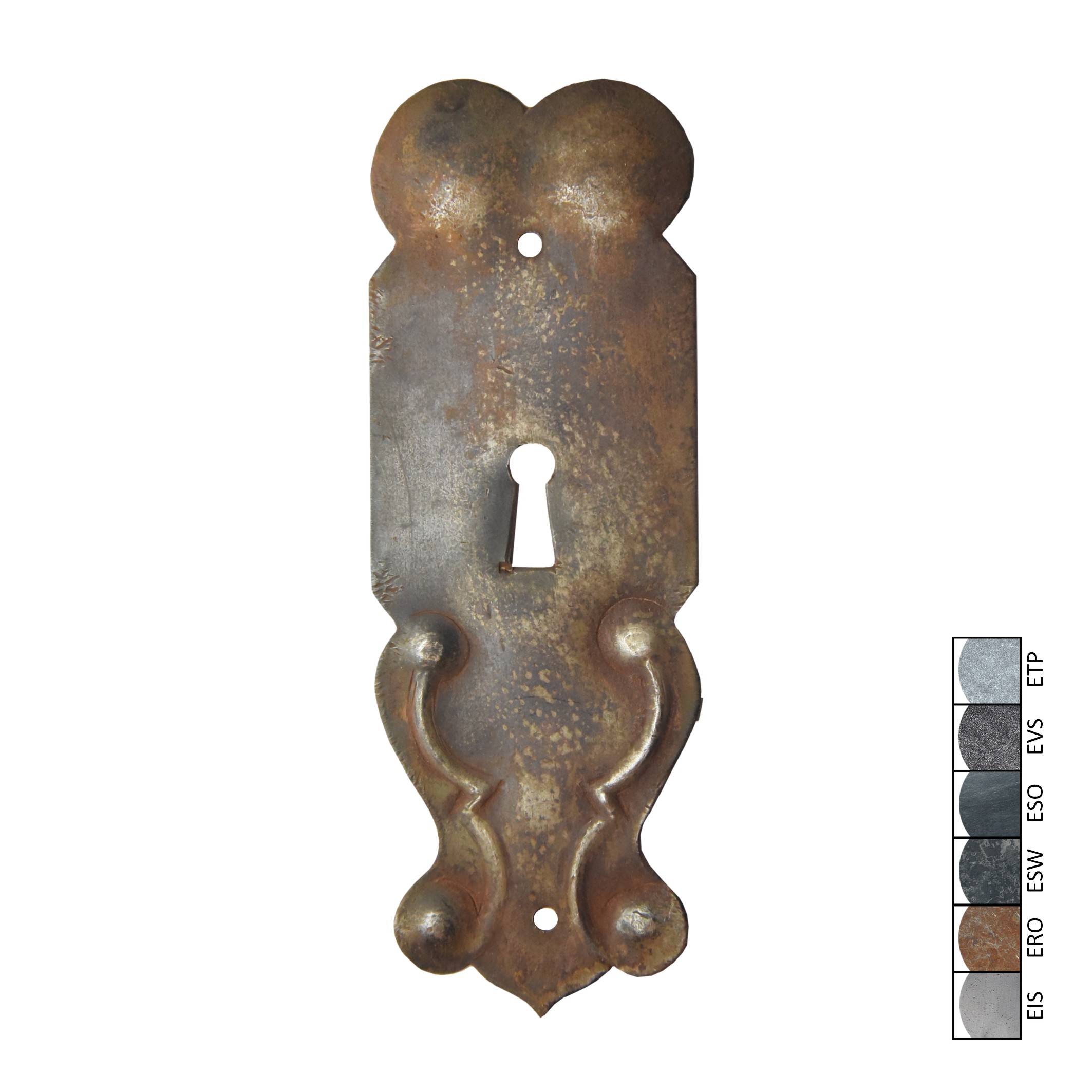 Barock Schlüsselschild Serie BA050 Bild1