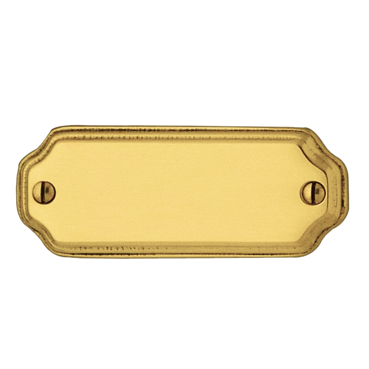 Namensschild Messing MMA 106x43mm Serie NS009 Bild1