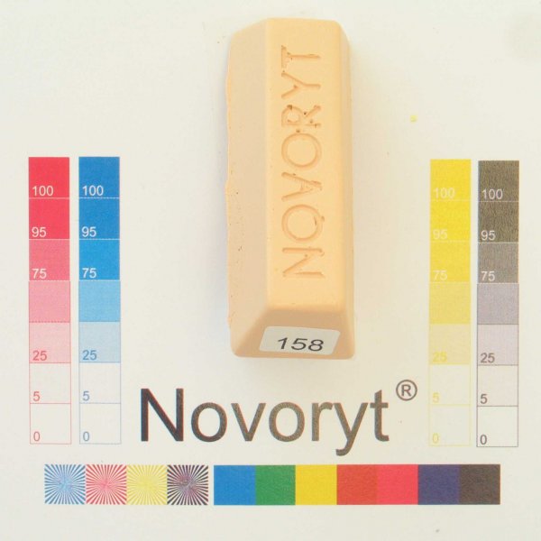 NOVORYT® Schmelzkitt - Farbe 158 lachsrosa 5 Stangen der Serie HW003 Bild1