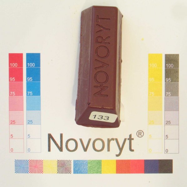 NOVORYT® Schmelzkitt - Farbe 133 Kastanienbr 5 Stangen der Serie HW003 Bild1