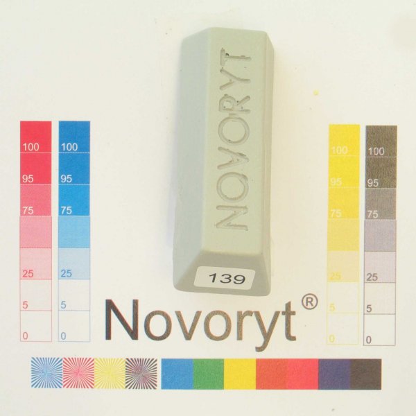 NOVORYT® Schmelzkitt - Farbe 139 lichtgrau 3 5 Stangen der Serie HW003 Bild1