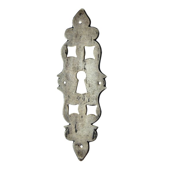 Schlüsselschild in Eisen Schwarz. 54x159 mm Bild1