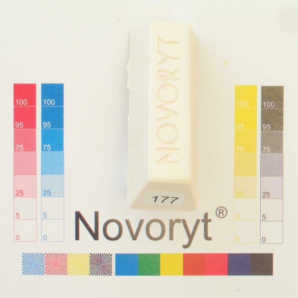 NOVORYT® Schmelzkitt - Farbe 177 cremeweiß r 5 Stangen der Serie HW003 Bild1