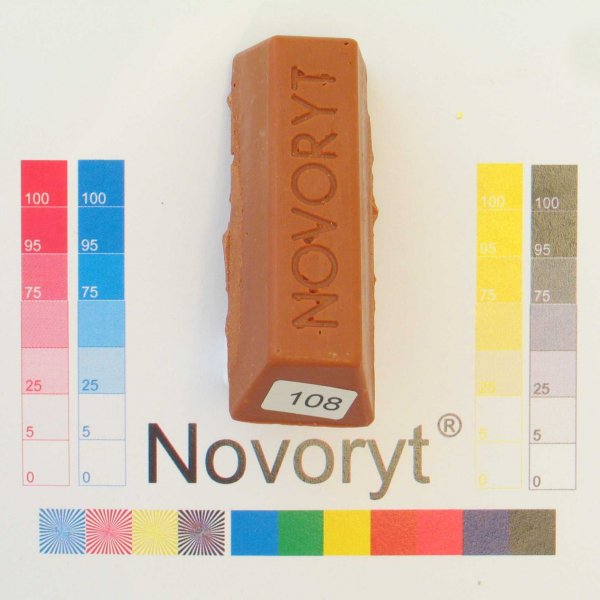 NOVORYT® Schmelzkitt - Farbe 108 Kupfer 1 Stange der Serie HW003 Bild1