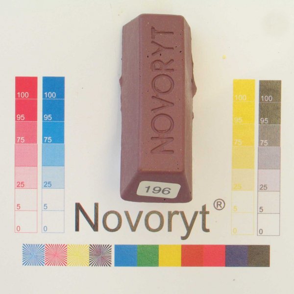 NOVORYT® Schmelzkitt - Farbe 196 brombeere 5 Stangen der Serie HW003 Bild1