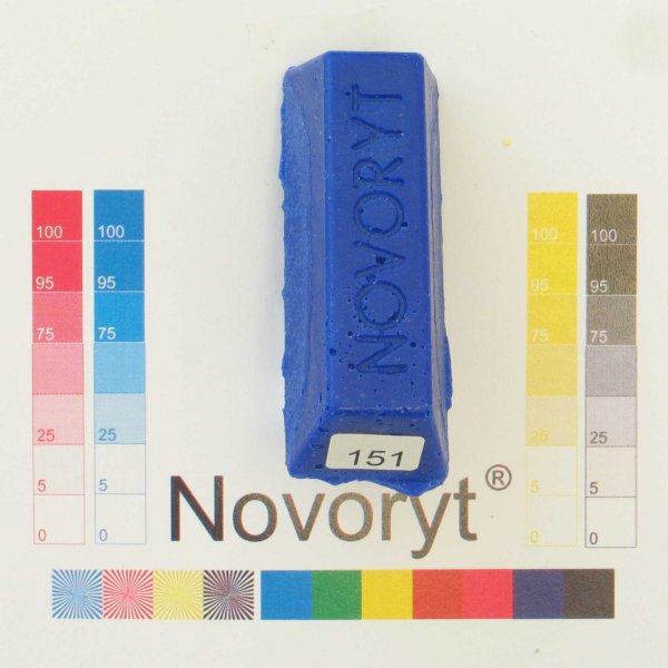 NOVORYT® Schmelzkitt - Farbe 151 blau 5 Stangen der Serie HW003 Bild1