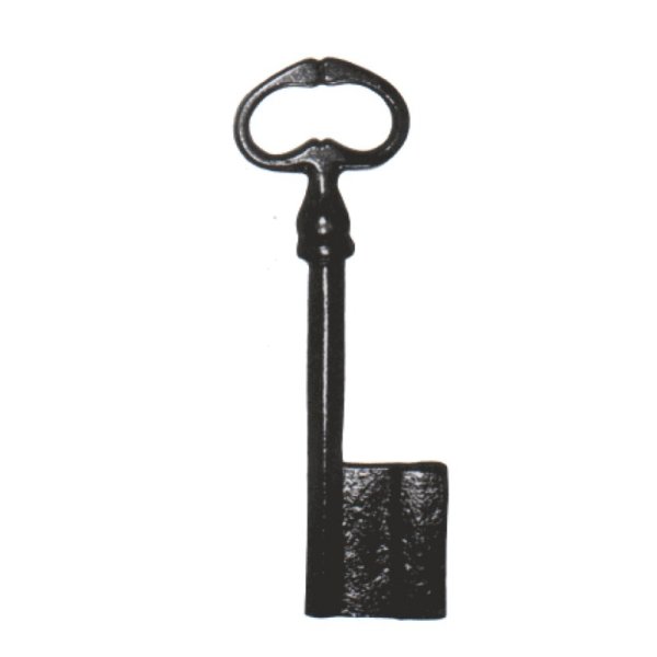 Hohlschlüssel in Eisen. HL: 80 mm, HD: 8 mm Bild1