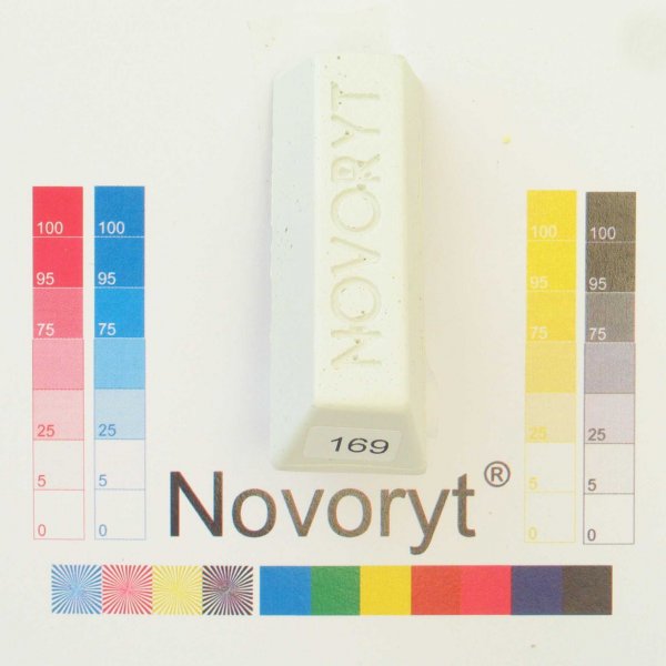 NOVORYT® Schmelzkitt - Farbe 169 signalweiß 5 Stangen der Serie HW003 Bild1