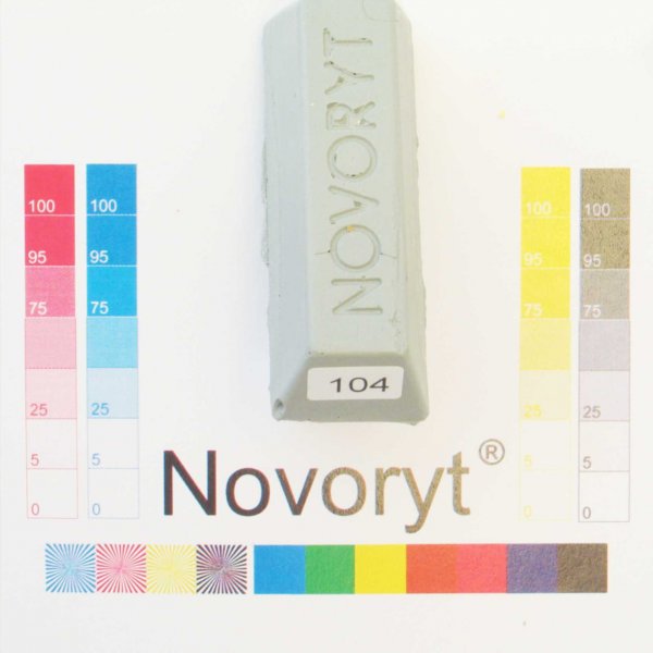 NOVORYT® Schmelzkitt - Farbe 104 silbergrau 5 Stangen der Serie HW003 Bild1